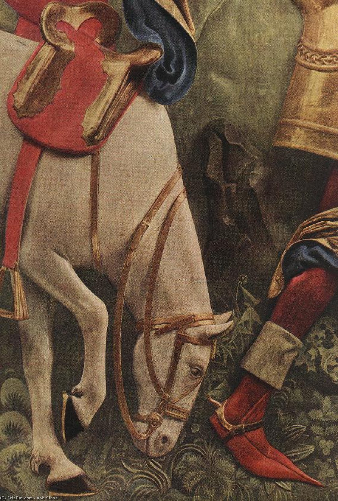 WikiOO.org - Encyclopedia of Fine Arts - Maalaus, taideteos Veit Stoss - High Altar of St Mary (a horse)