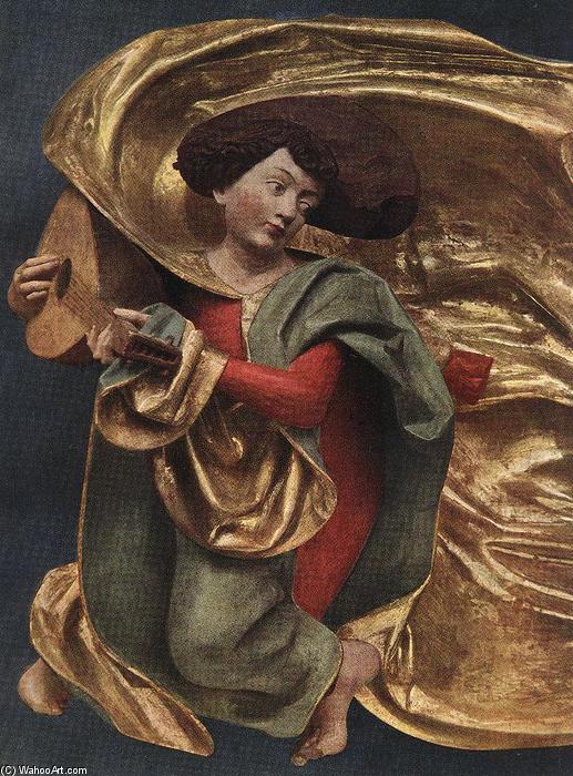 WikiOO.org - Енциклопедия за изящни изкуства - Живопис, Произведения на изкуството Veit Stoss - High Altar of St Mary (Angel with Lute)