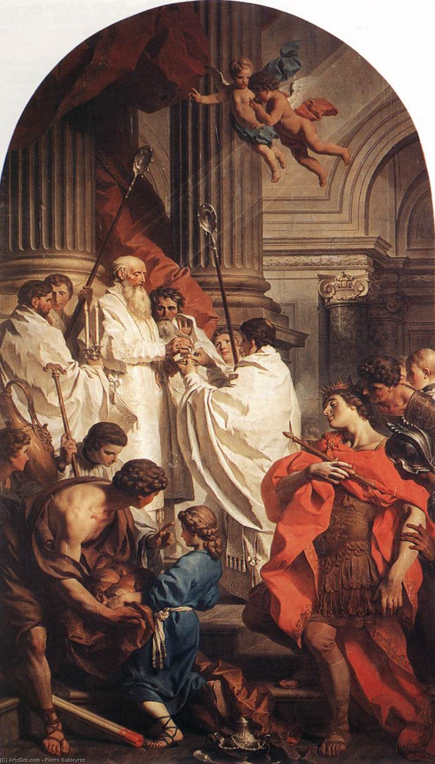 WikiOO.org - Енциклопедія образотворчого мистецтва - Живопис, Картини
 Pierre Subleyras - Mass of St Basil
