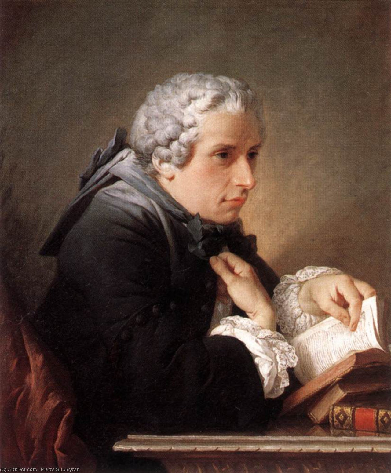 WikiOO.org - Εγκυκλοπαίδεια Καλών Τεχνών - Ζωγραφική, έργα τέχνης Pierre Subleyras - Portrait of a Man
