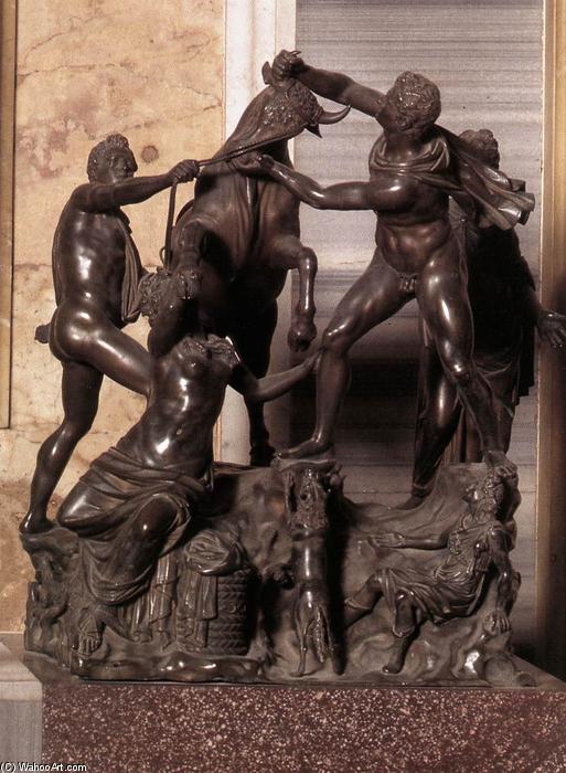 WikiOO.org - אנציקלופדיה לאמנויות יפות - ציור, יצירות אמנות Antonio Susini (Giovanni Francesco Susini) - Farnese Bull