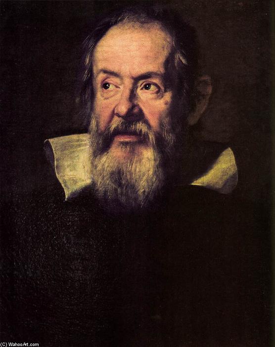 Wikioo.org - The Encyclopedia of Fine Arts - Painting, Artwork by Justus Sustermans - Portrait of Galileo Galilei