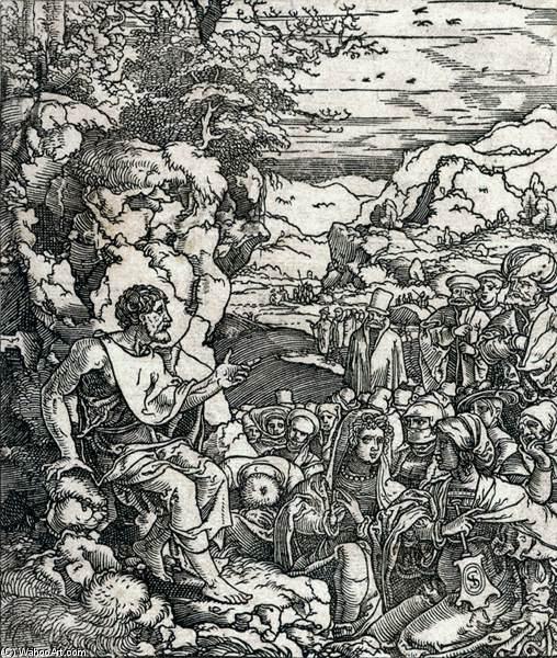 Wikioo.org - Bách khoa toàn thư về mỹ thuật - Vẽ tranh, Tác phẩm nghệ thuật Jan Swart Van Groningen - John the Baptist (or the Apostle Philip) Preaching