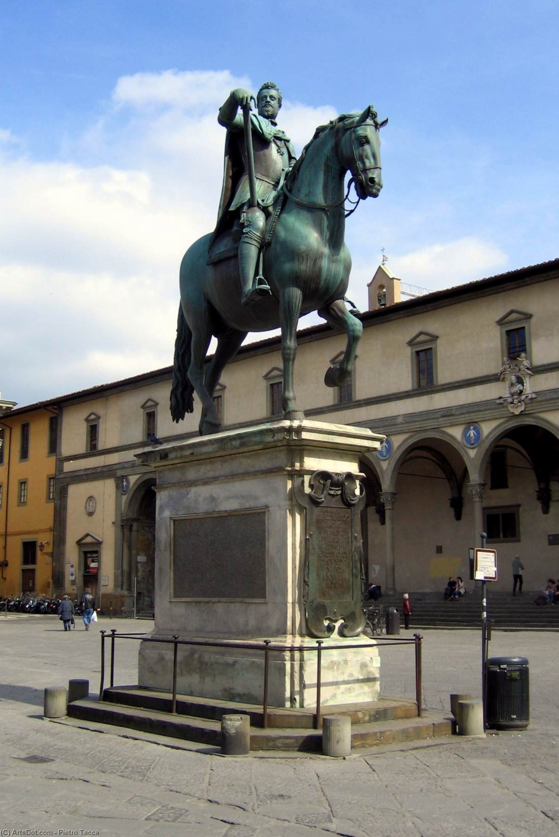 WikiOO.org - Encyclopedia of Fine Arts - Lukisan, Artwork Pietro Tacca - Equestrian Monument ot Ferdinando I de' Medici