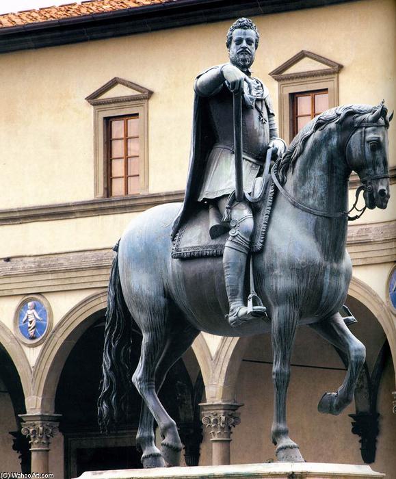 WikiOO.org - אנציקלופדיה לאמנויות יפות - ציור, יצירות אמנות Pietro Tacca - Equestrian Monument to Ferdinando I de' Medici