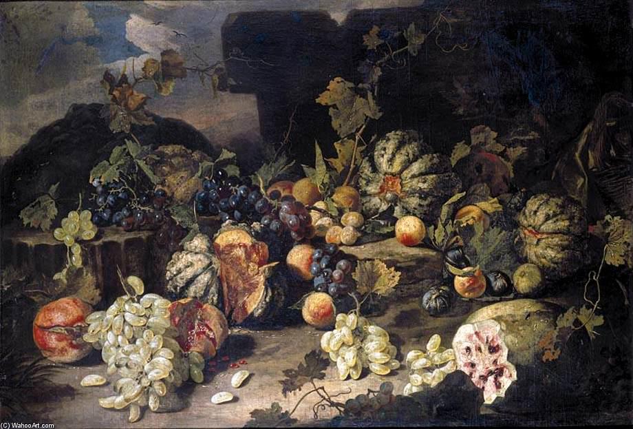 Wikioo.org - The Encyclopedia of Fine Arts - Painting, Artwork by Franz Werner Von Tamm - Still-Life of Fruit