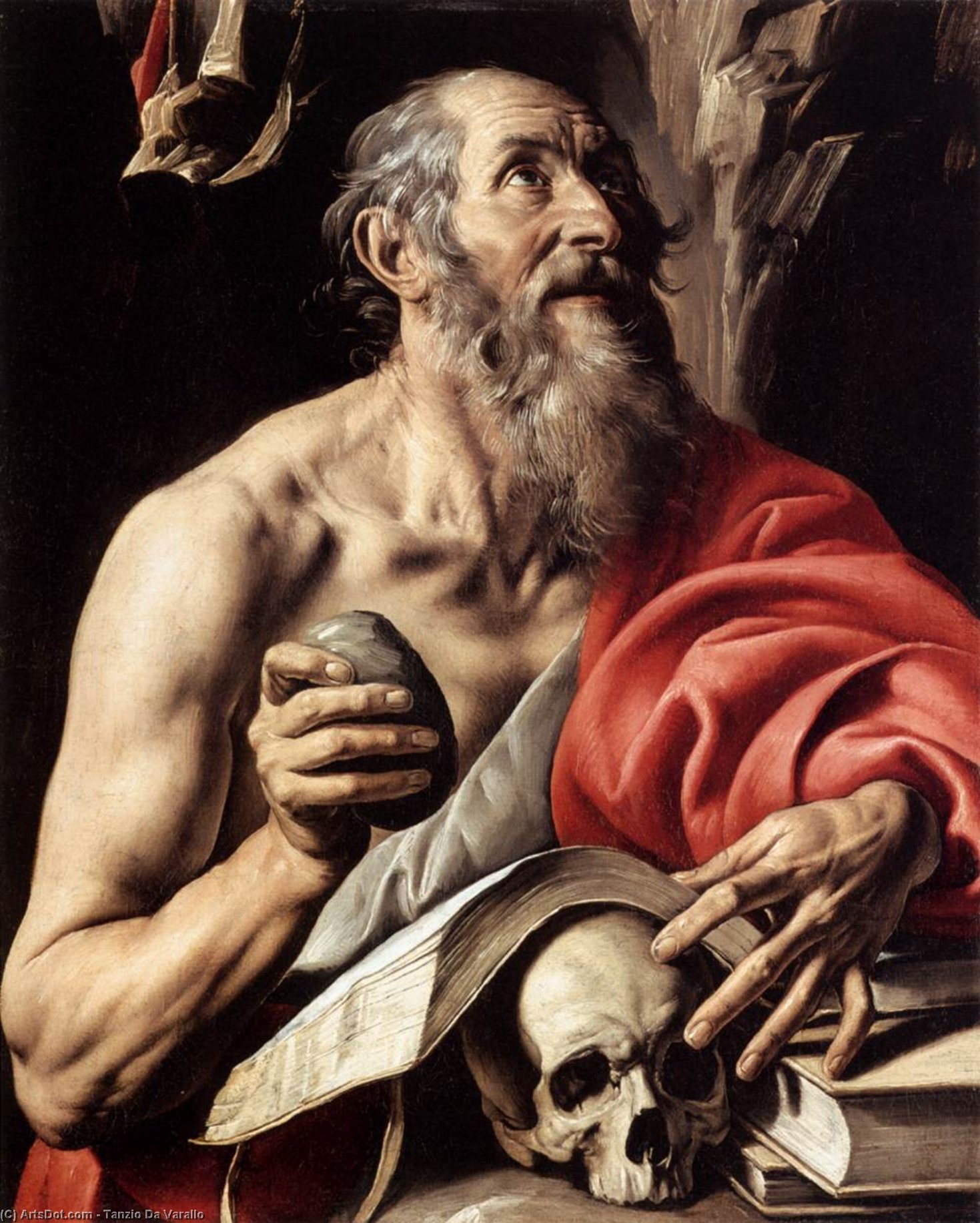 Wikioo.org - The Encyclopedia of Fine Arts - Painting, Artwork by Tanzio Da Varallo - St Jerome