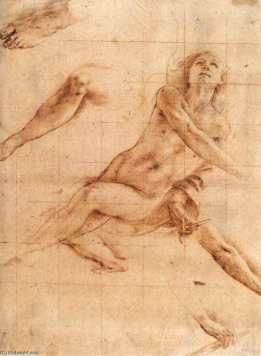 WikiOO.org - Enciklopedija likovnih umjetnosti - Slikarstvo, umjetnička djela Tanzio Da Varallo - Study for an Angel