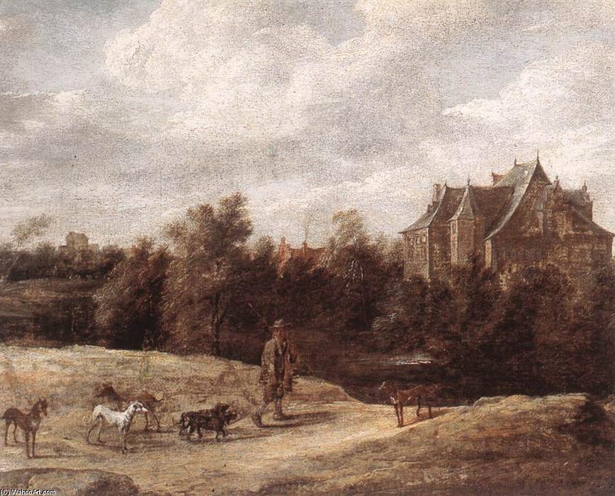 Wikioo.org – L'Encyclopédie des Beaux Arts - Peinture, Oeuvre de David The Younger Teniers - return` de l' chasse