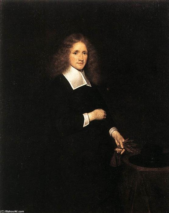 Wikioo.org - The Encyclopedia of Fine Arts - Painting, Artwork by Gerard Ter Borch - Portrait of a Young Man