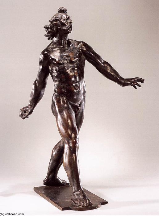 WikiOO.org - Encyclopedia of Fine Arts - Schilderen, Artwork Willem Danielsz Van Tetrode - Nude Warrior
