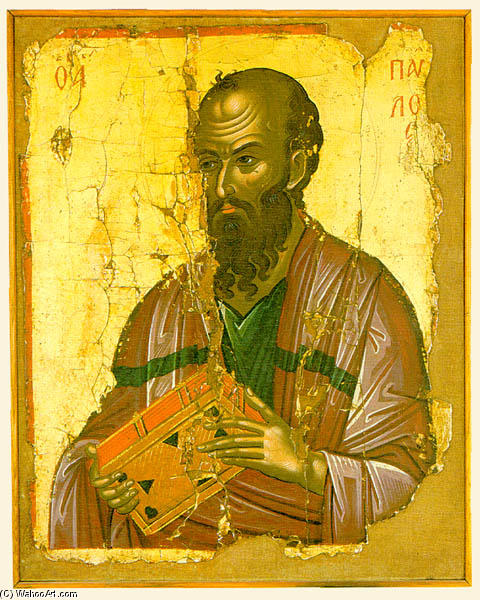 Wikioo.org - The Encyclopedia of Fine Arts - Painting, Artwork by Theophanes The Cretan (Theophanes Strelitzas) - St Paul