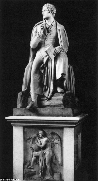 Wikioo.org – La Enciclopedia de las Bellas Artes - Pintura, Obras de arte de Berthel Thorvaldsen - Estatua de Byron