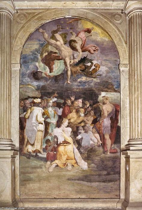 Wikioo.org – L'Encyclopédie des Beaux Arts - Peinture, Oeuvre de Pellegrino Tibaldi - le `sermon` des john le baptiste