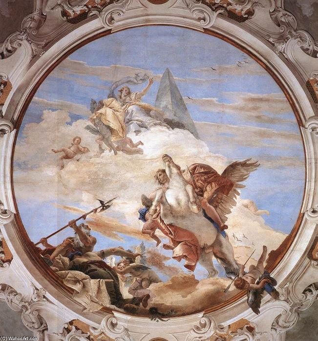 Wikioo.org - Encyklopedia Sztuk Pięknych - Malarstwo, Grafika Giovanni Battista Tiepolo - Bellerophon on Pegasus