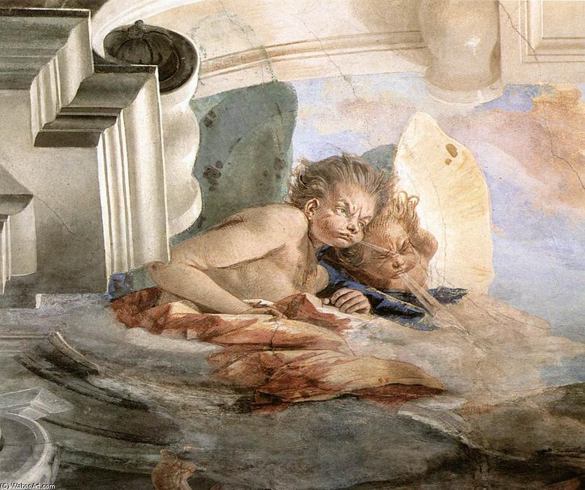 WikiOO.org - Εγκυκλοπαίδεια Καλών Τεχνών - Ζωγραφική, έργα τέχνης Giovanni Battista Tiepolo - The Wind (detail)