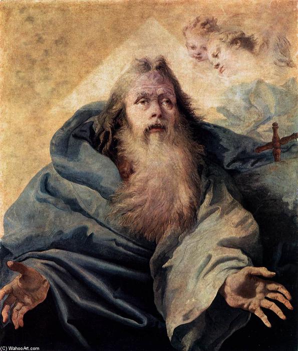 WikiOO.org - Εγκυκλοπαίδεια Καλών Τεχνών - Ζωγραφική, έργα τέχνης Giovanni Domenico Tiepolo - God the Father