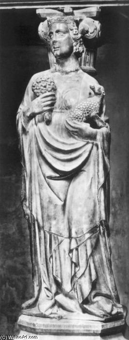 Wikioo.org – L'Enciclopedia delle Belle Arti - Pittura, Opere di Tino Di Camaino - Tomba of Mary of Valois ( particolare )