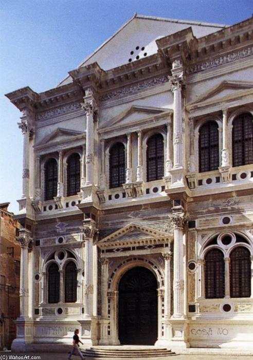 Wikioo.org - สารานุกรมวิจิตรศิลป์ - จิตรกรรม Tintoretto (Jacopo Comin) - Façade of the Scuola Grande di San Rocco