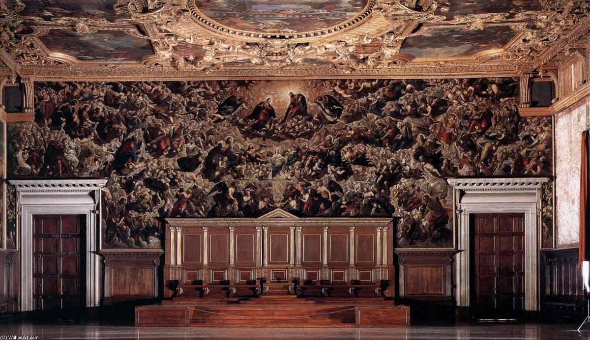 WikiOO.org - אנציקלופדיה לאמנויות יפות - ציור, יצירות אמנות Tintoretto (Jacopo Comin) - Paradise