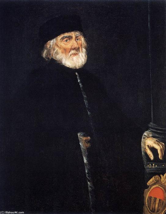 Wikioo.org - สารานุกรมวิจิตรศิลป์ - จิตรกรรม Tintoretto (Jacopo Comin) - Portrait of Procurator Nicolò Priuli