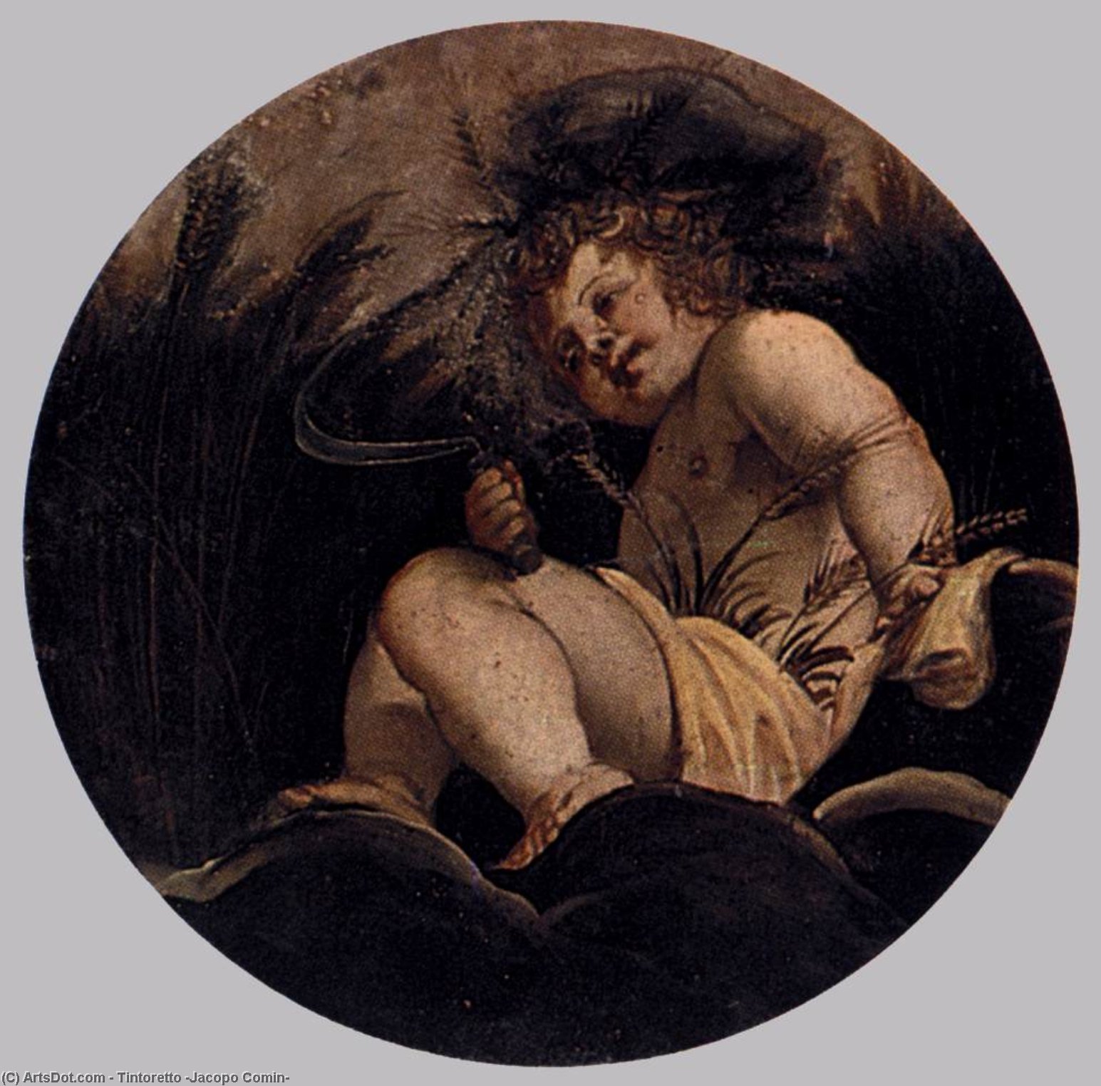 Wikioo.org – La Enciclopedia de las Bellas Artes - Pintura, Obras de arte de Tintoretto (Jacopo Comin) - verano