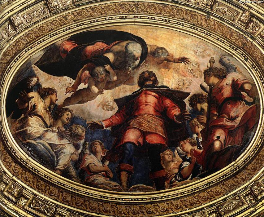 Wikioo.org – L'Enciclopedia delle Belle Arti - Pittura, Opere di Tintoretto (Jacopo Comin) - l'apoteosi di st Roch