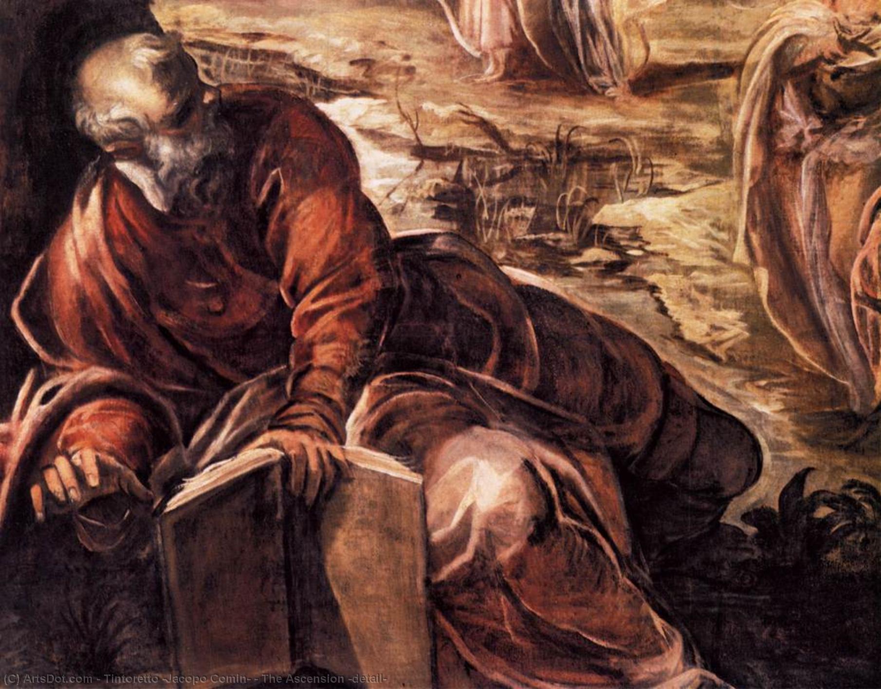 Wikioo.org - The Encyclopedia of Fine Arts - Painting, Artwork by Tintoretto (Jacopo Comin) - The Ascension (detail)