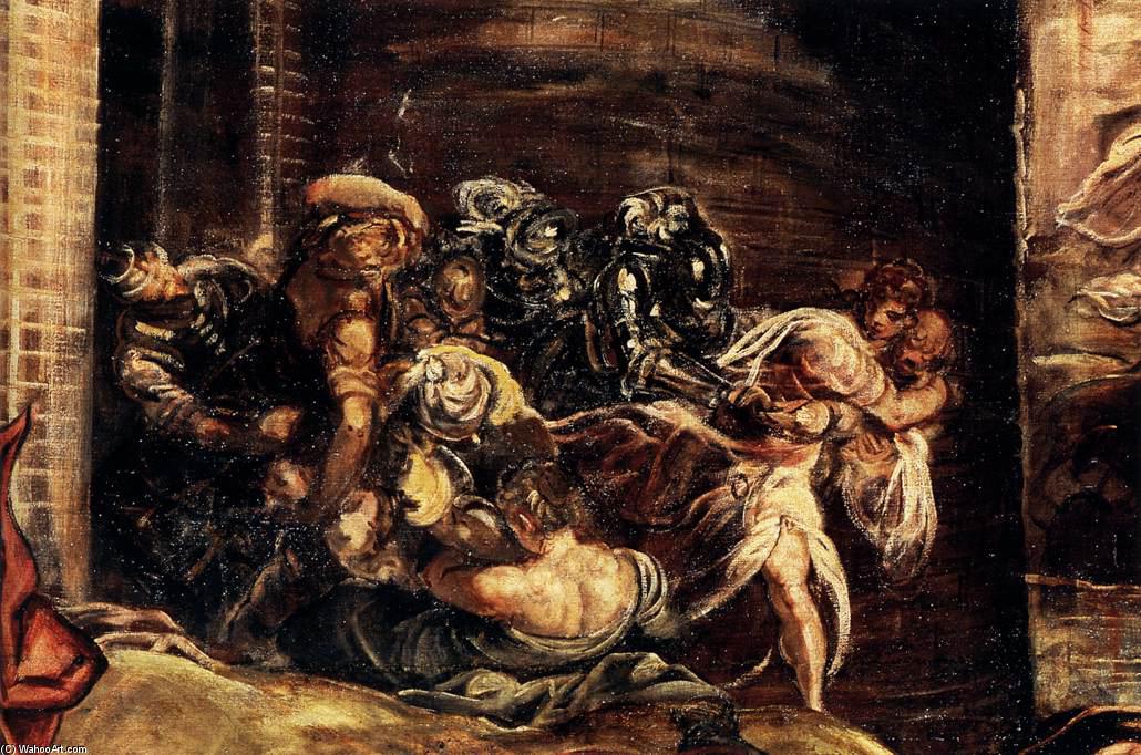 Wikioo.org - The Encyclopedia of Fine Arts - Painting, Artwork by Tintoretto (Jacopo Comin) - The Massacre of the Innocents (detail)