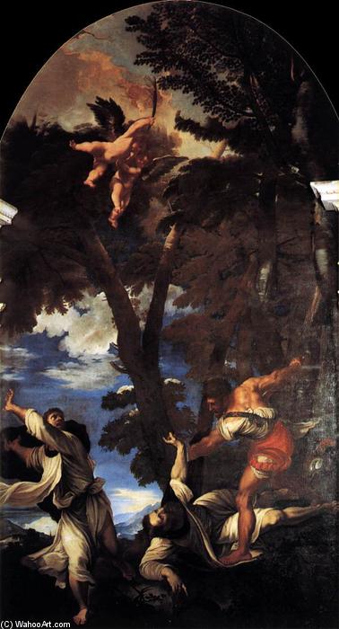 Wikioo.org - The Encyclopedia of Fine Arts - Painting, Artwork by Tiziano Vecellio (Titian) - The Death of St Peter Martyr