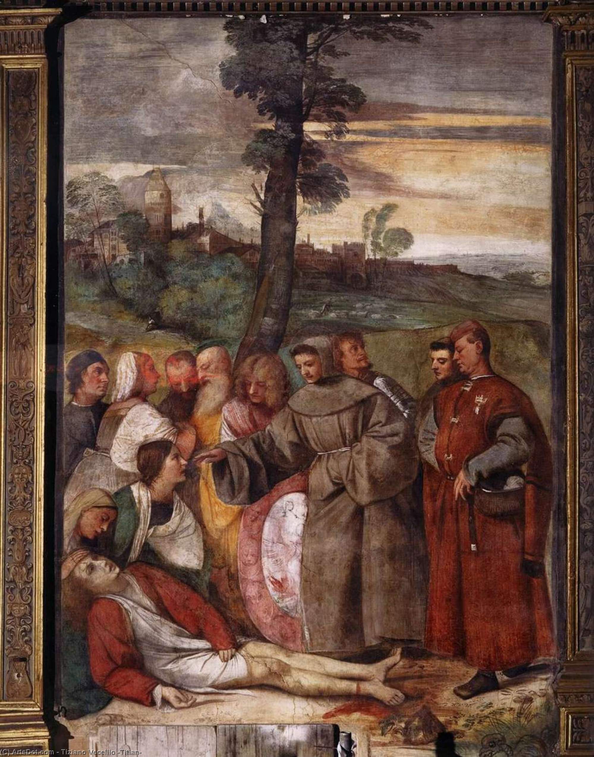 WikiOO.org - Enciclopedia of Fine Arts - Pictura, lucrări de artă Tiziano Vecellio (Titian) - The Healing of the Wrathful Son