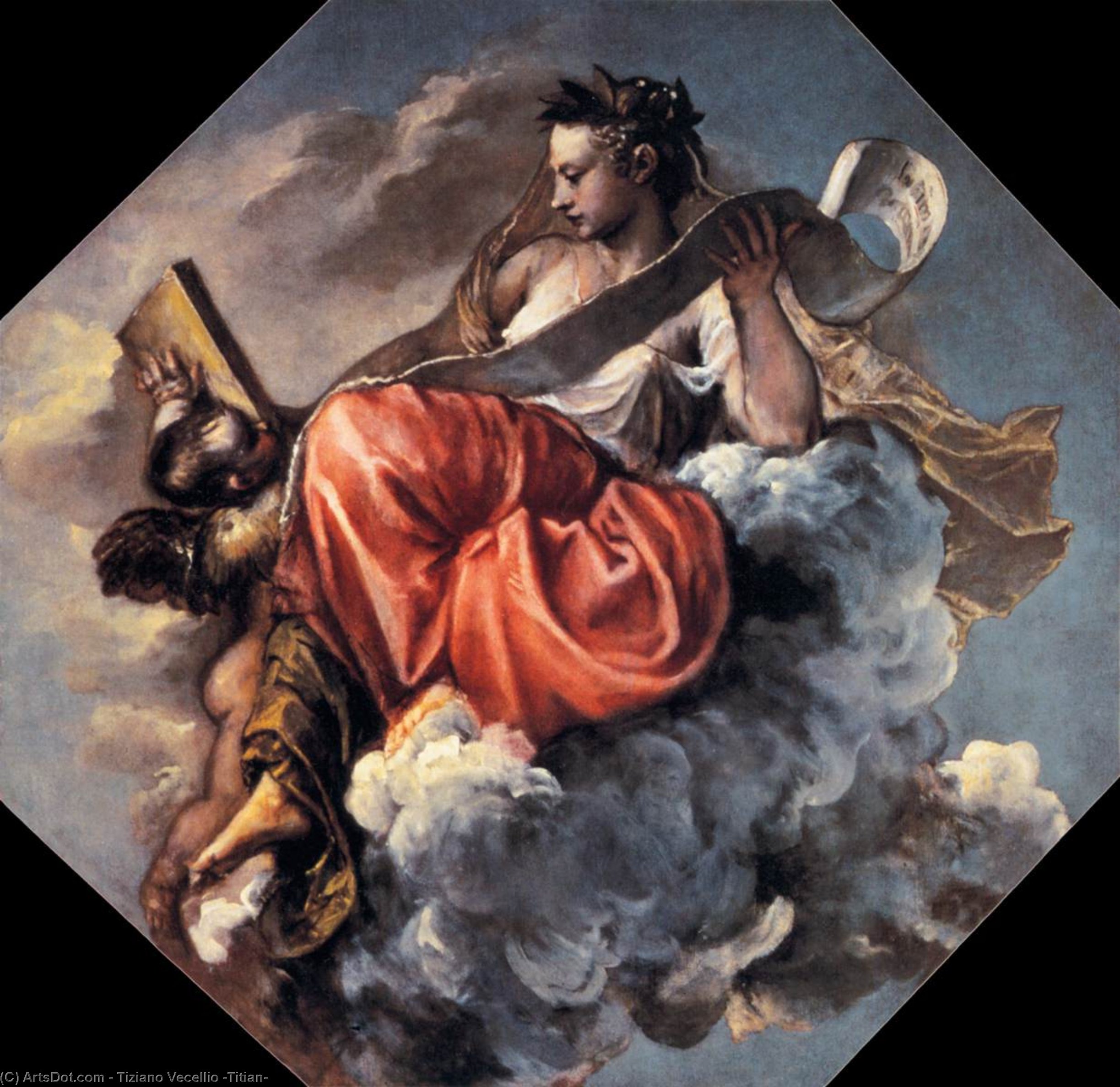 Wikioo.org - The Encyclopedia of Fine Arts - Painting, Artwork by Tiziano Vecellio (Titian) - Wisdom