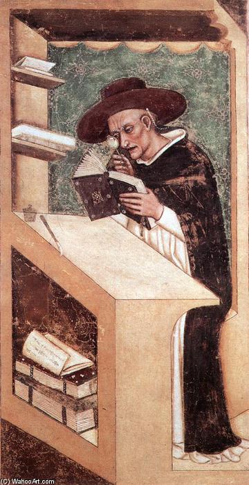 WikiOO.org – 美術百科全書 - 繪畫，作品 Tommaso Da Modena - 枢机主教 尼古拉斯 的  鲁昂