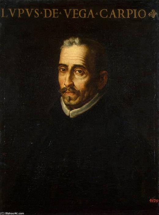 Wikioo.org - The Encyclopedia of Fine Arts - Painting, Artwork by Luis Tristán De Escamilla - Portrait of Félix Lope de Vega