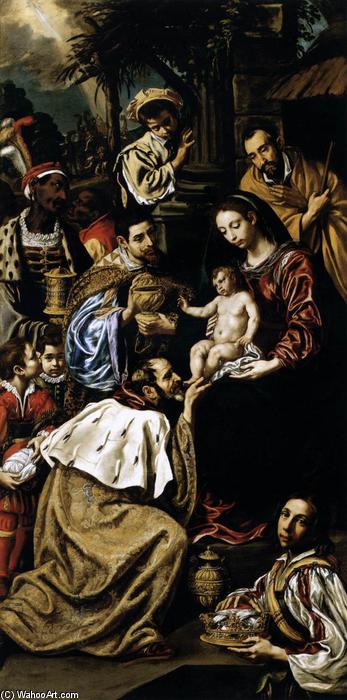 WikiOO.org - Enciclopedia of Fine Arts - Pictura, lucrări de artă Luis Tristán De Escamilla - The Adoration of the Magi