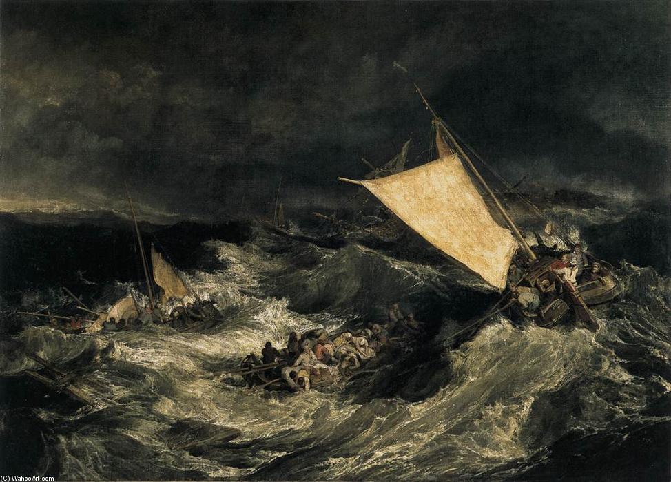 WikiOO.org - Енциклопедія образотворчого мистецтва - Живопис, Картини
 William Turner - The Shipwreck