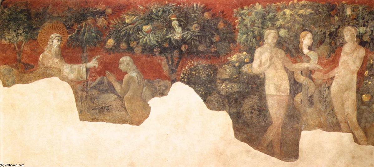 WikiOO.org - Encyclopedia of Fine Arts - Lukisan, Artwork Paolo Uccello - Creation of Eve and Original Sin