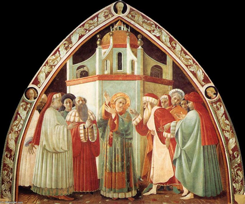 WikiOO.org - Enciclopedia of Fine Arts - Pictura, lucrări de artă Paolo Uccello - Disputation of St Stephen