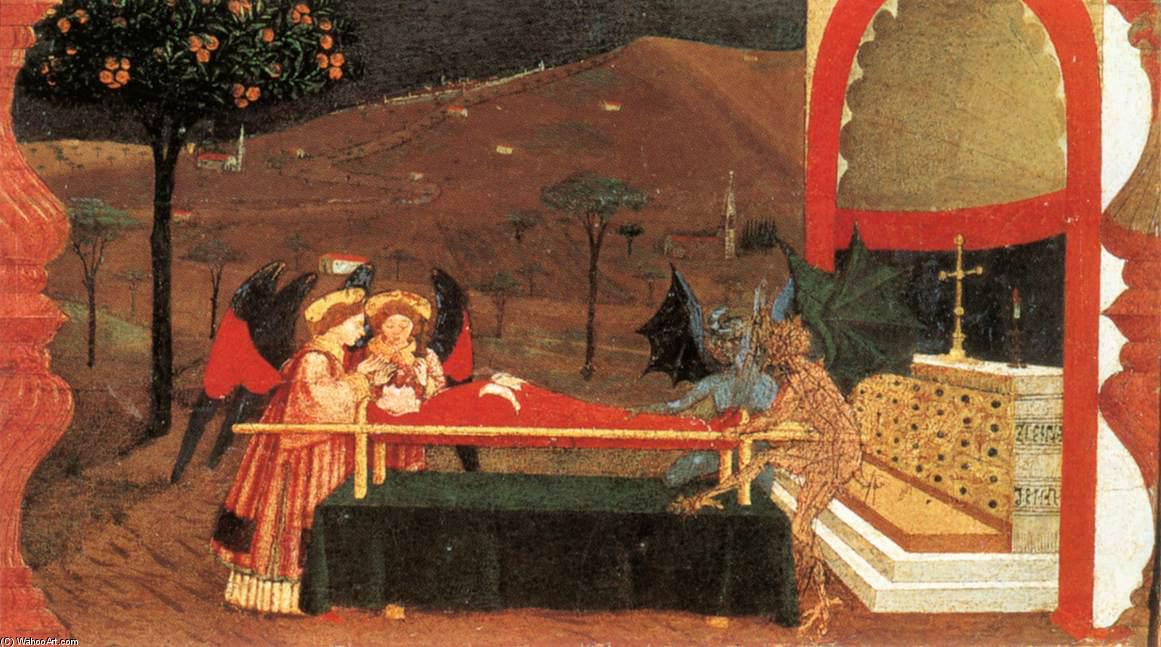 Wikioo.org - The Encyclopedia of Fine Arts - Painting, Artwork by Paolo Uccello - Miracle of the Desecrated Host (Scene 6)