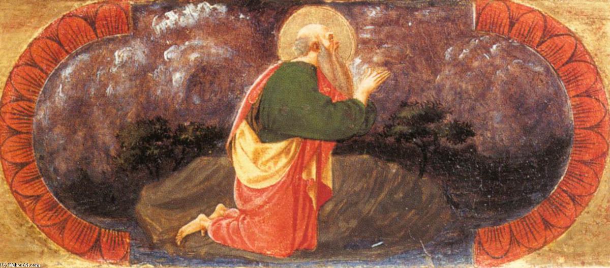 WikiOO.org - Enciklopedija likovnih umjetnosti - Slikarstvo, umjetnička djela Paolo Uccello - St John on Patmos (Quarate predella)