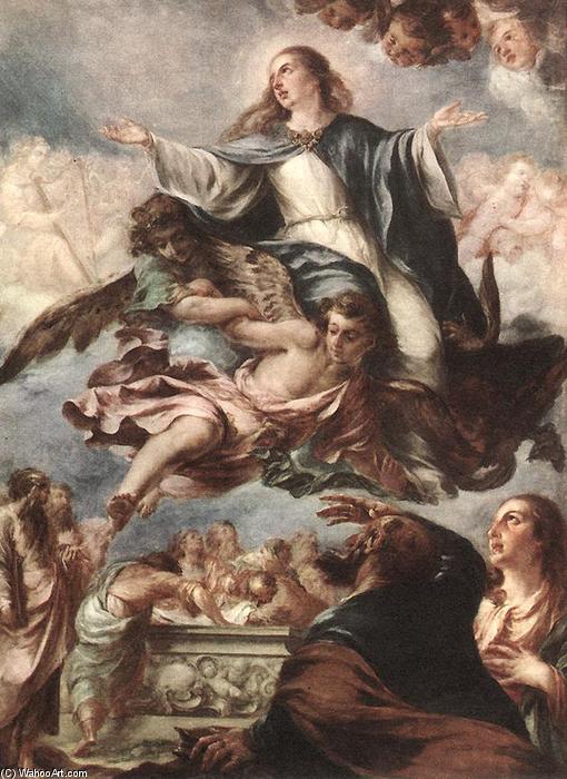 Wikioo.org - สารานุกรมวิจิตรศิลป์ - จิตรกรรม Juan De Valdés Leal - Assumption of the Virgin