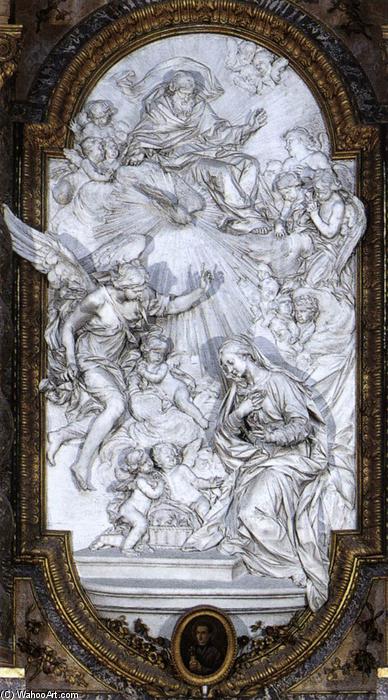 Wikioo.org - The Encyclopedia of Fine Arts - Painting, Artwork by Filippo Della Valle - Annuciation