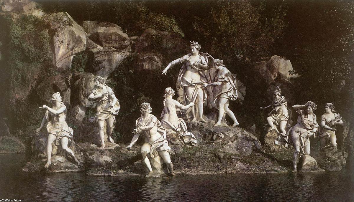 WikiOO.org - Enciklopedija likovnih umjetnosti - Slikarstvo, umjetnička djela Luigi Vanvitelli - Diana and Actaeon