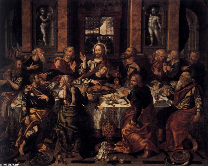 Wikioo.org - The Encyclopedia of Fine Arts - Painting, Artwork by Alonso Vázquez - Last Supper