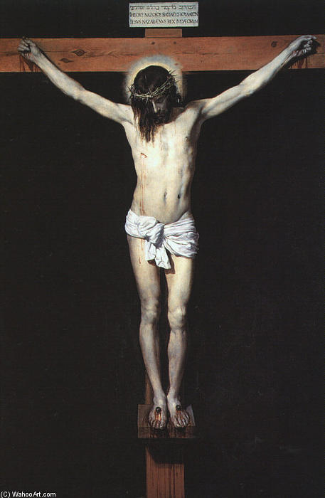 Wikioo.org - The Encyclopedia of Fine Arts - Painting, Artwork by Diego Velazquez - Christ on the Cross
