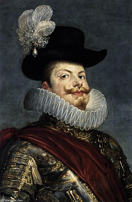 Wikioo.org – L'Enciclopedia delle Belle Arti - Pittura, Opere di Diego Velazquez - Filippo III a cavallo ( particolare )