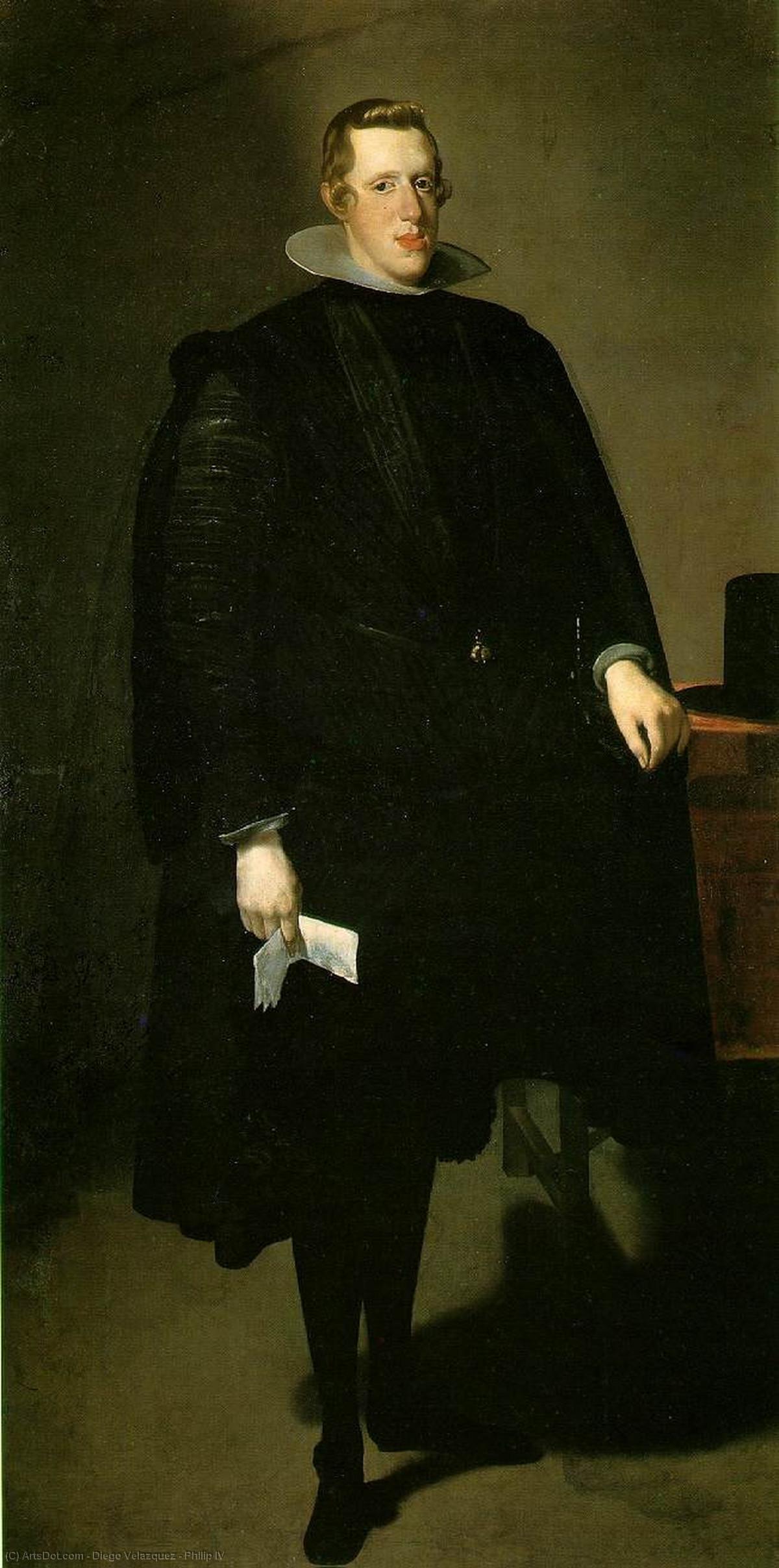WikiOO.org - Encyclopedia of Fine Arts - Maľba, Artwork Diego Velazquez - Philip IV