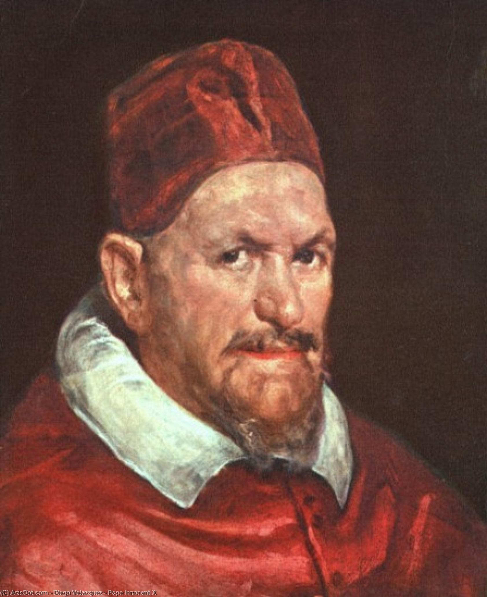 WikiOO.org - Enciklopedija dailės - Tapyba, meno kuriniai Diego Velazquez - Pope Innocent X