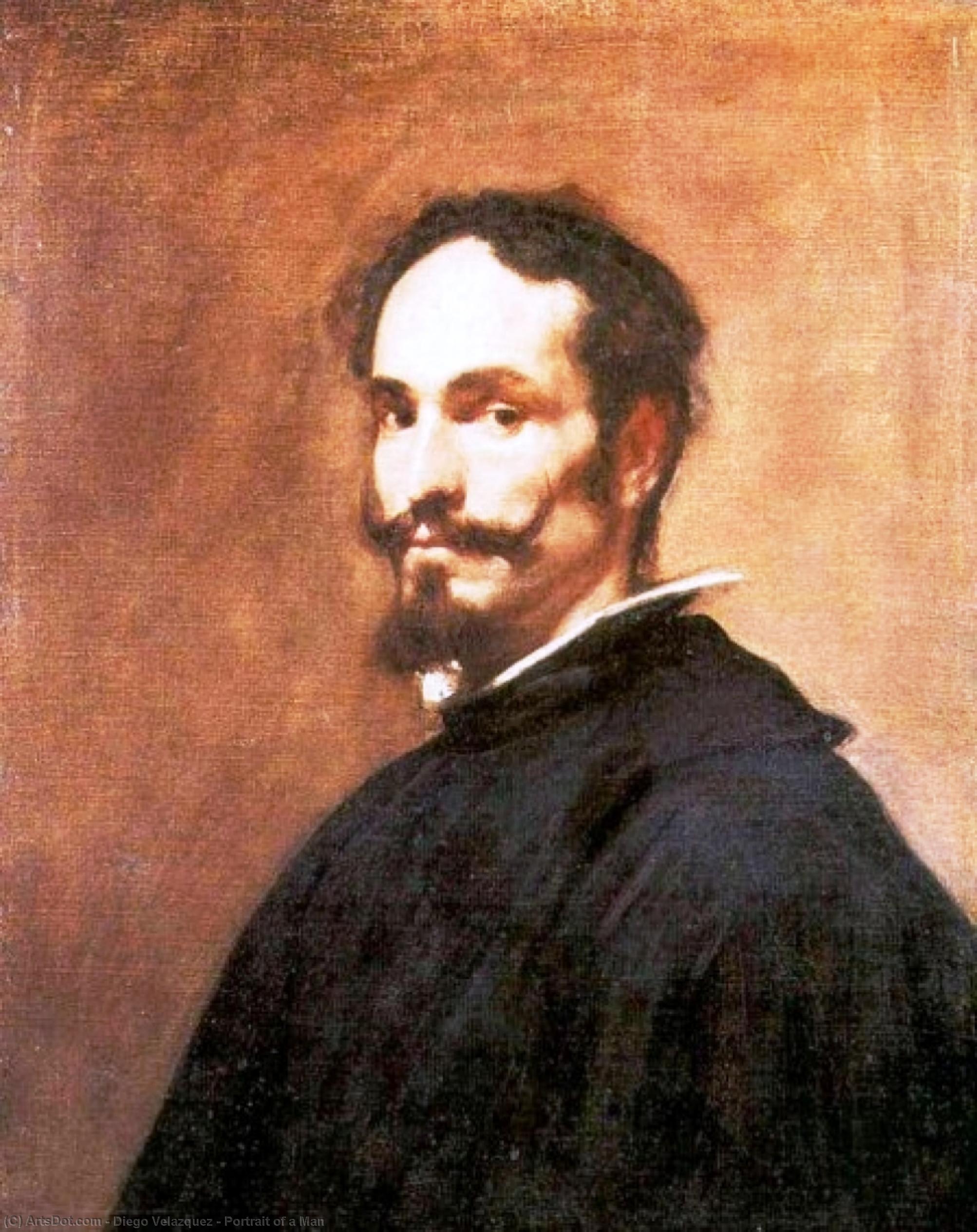 Wikioo.org - The Encyclopedia of Fine Arts - Painting, Artwork by Diego Velazquez - Portrait of a Man