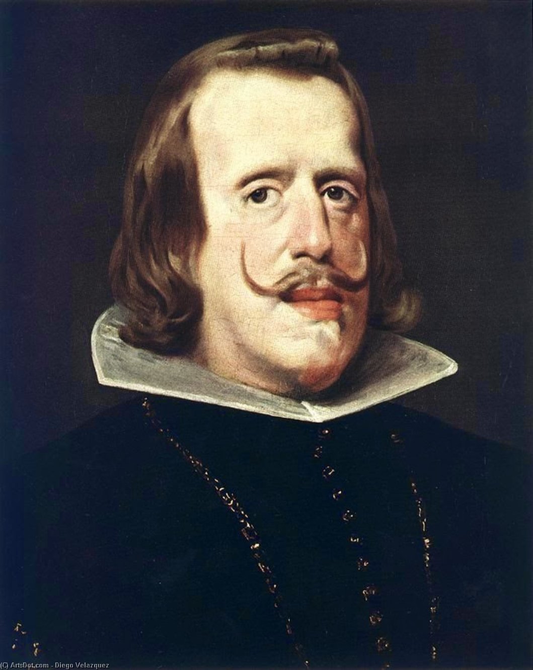 Wikioo.org - สารานุกรมวิจิตรศิลป์ - จิตรกรรม Diego Velazquez - Portrait of Philip IV